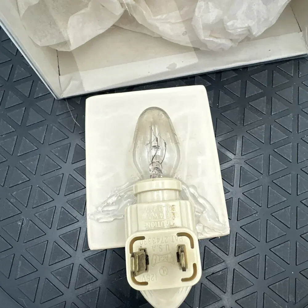 Vintage Jan Fletcher Night Light Porcelain Beige